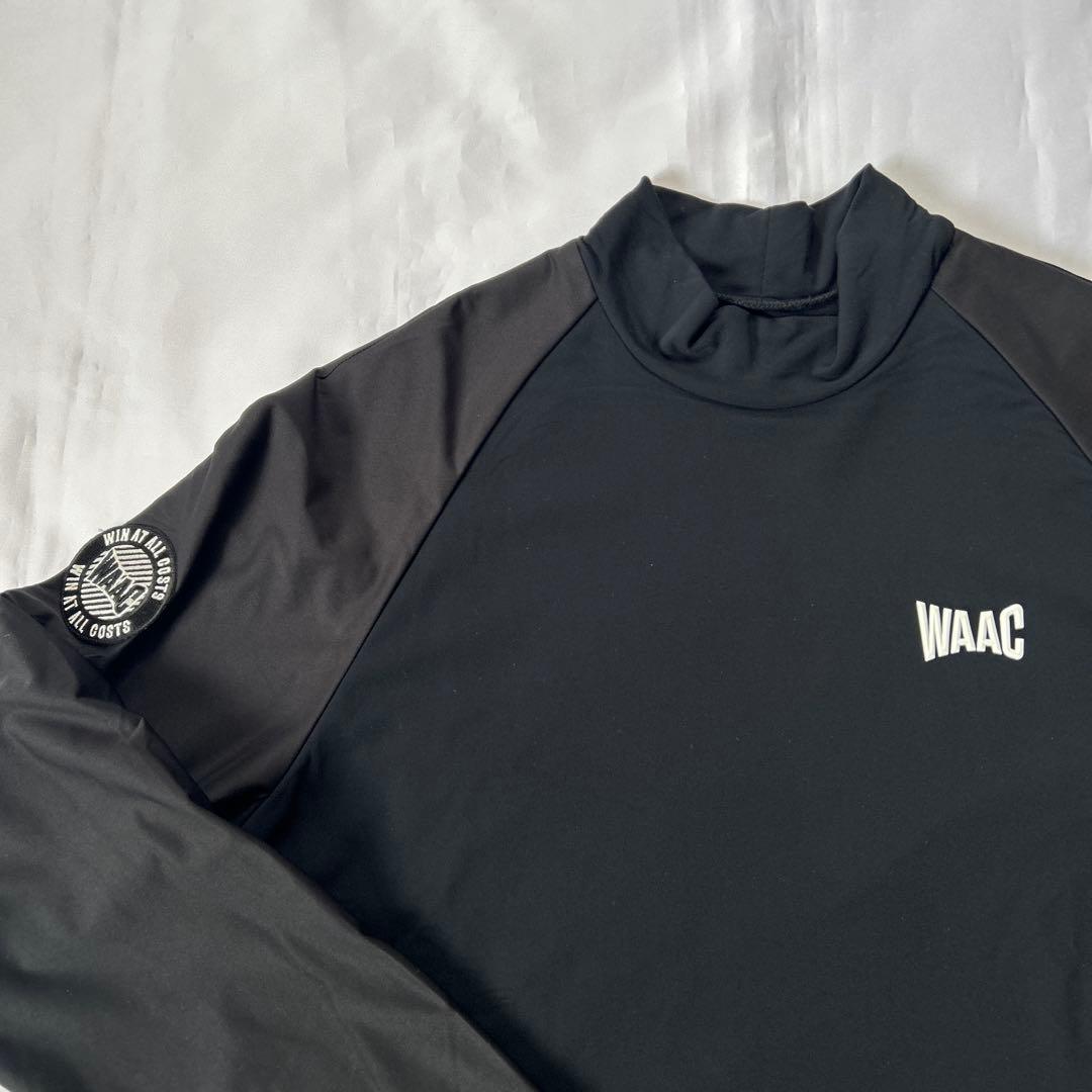 ワック　袖切り替えモックネック長袖シャツ　サイズM 新品　WAAC