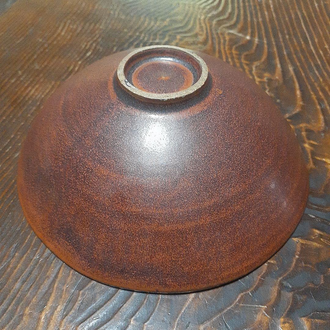 中国定窯柿釉印花文小皿