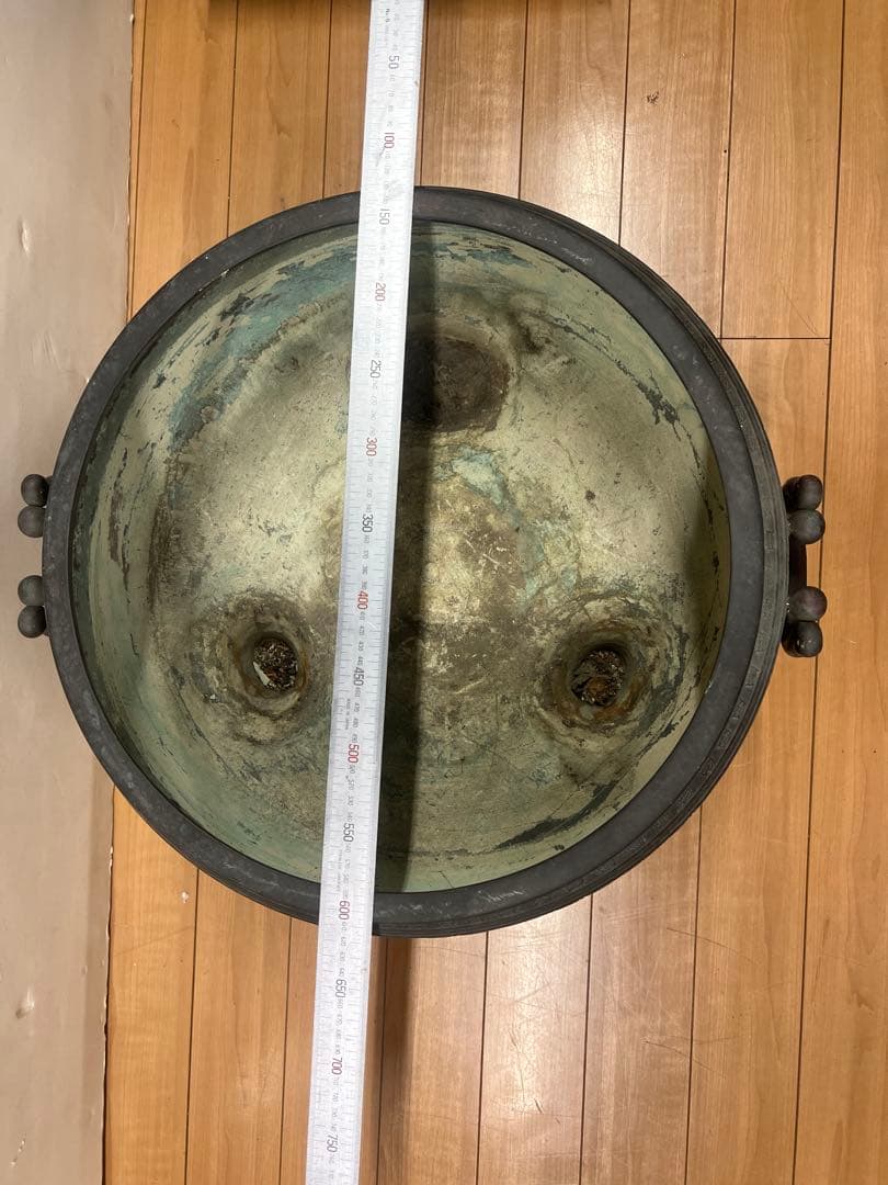 超大銅火鉢　￼直径52cm ￼￼送料込み