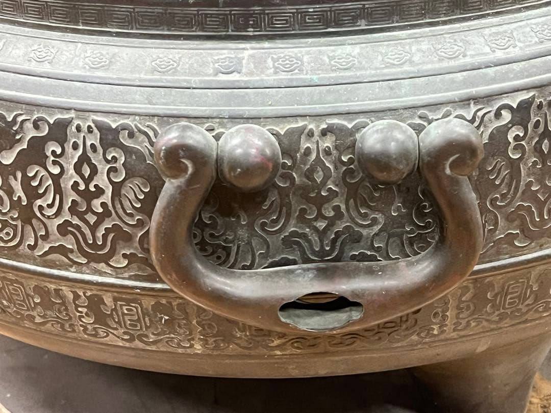 超大銅火鉢　￼直径52cm ￼￼送料込み