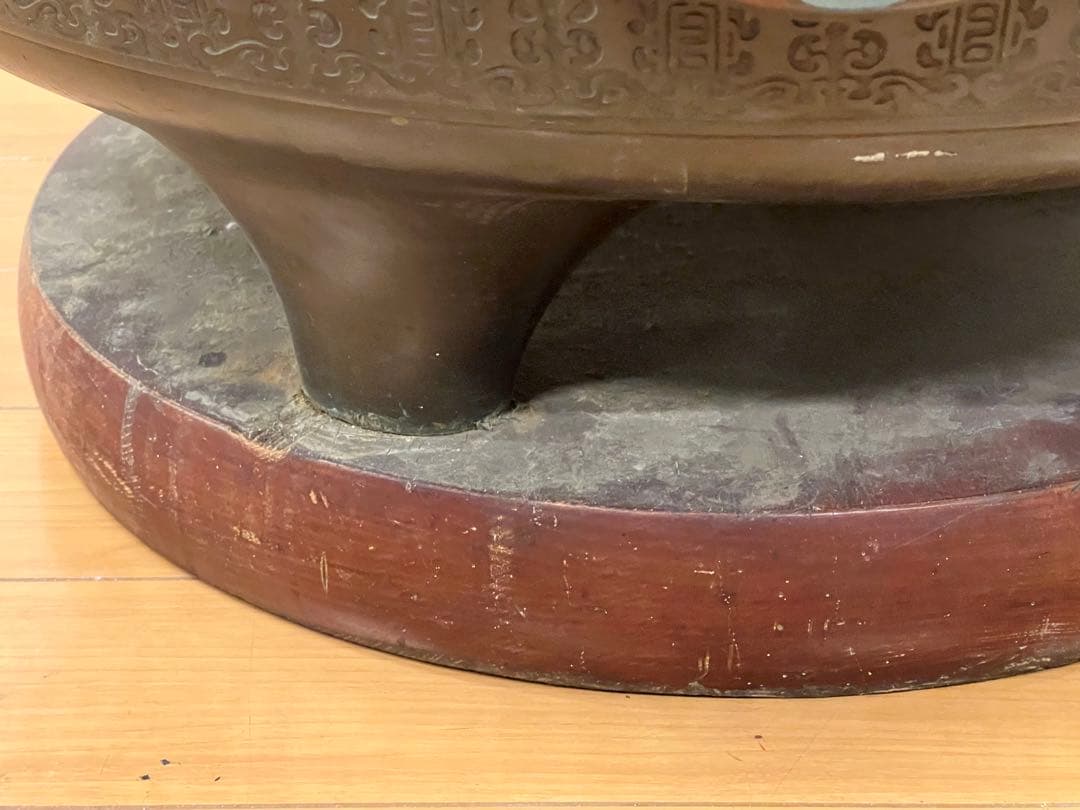 超大銅火鉢　￼直径52cm ￼￼送料込み