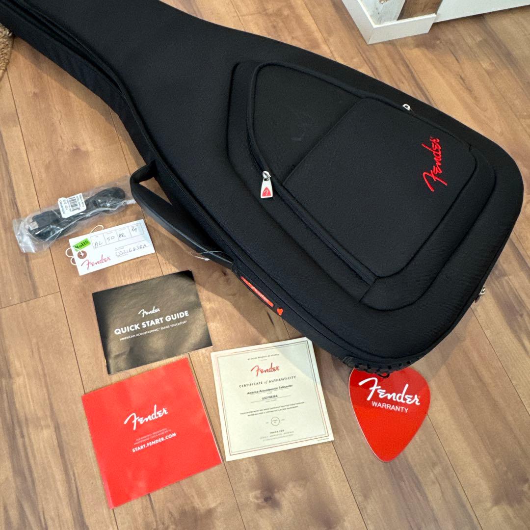 Fender American Acoustasonic ブラックペイズリー