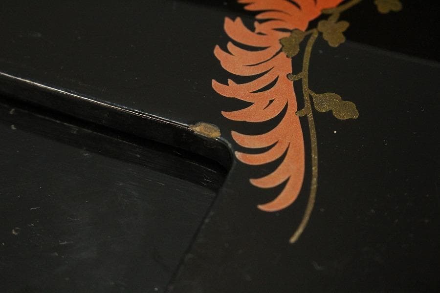 桐蒔絵 硯箱 共箱(K-YC506)