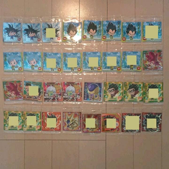 ②ドラゴンボール 超戦士シールウエハースZ 7弾～11弾 37枚