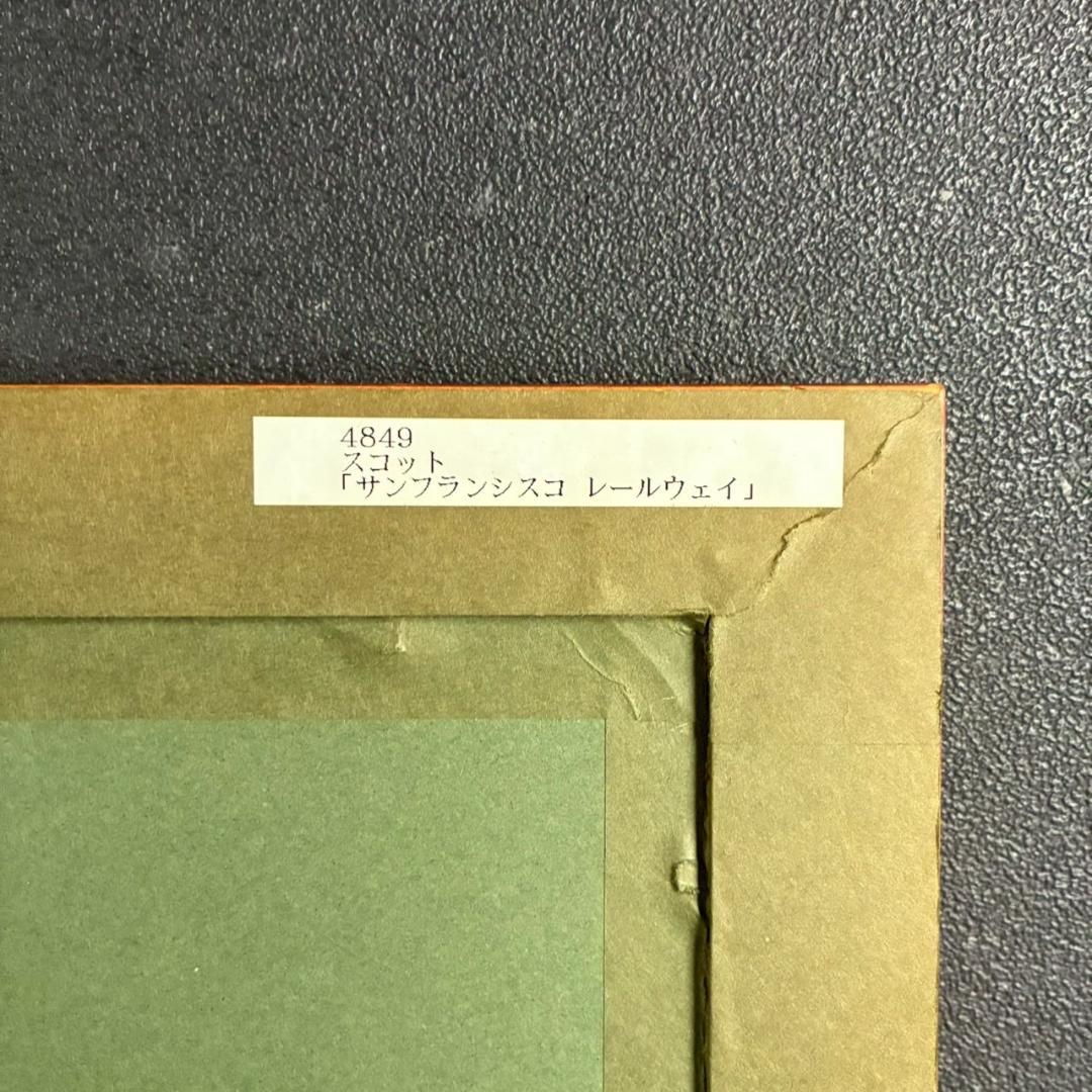 ジェーン・ウースター・スコット「サンフランシスコ」シルクスクリーン 直筆サイン入