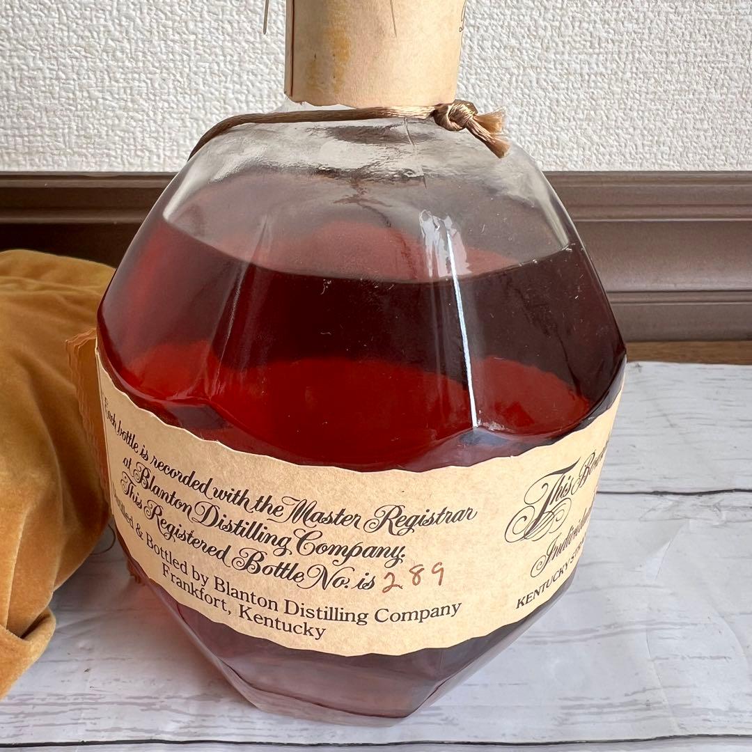 未開封 1990年 ブラントン バーボン ウイスキー 750ml