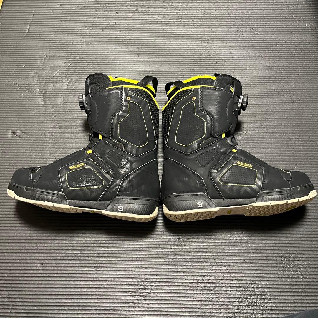 【最終値下げ】SALOMON スノーボードブーツ ブラック/イエロー