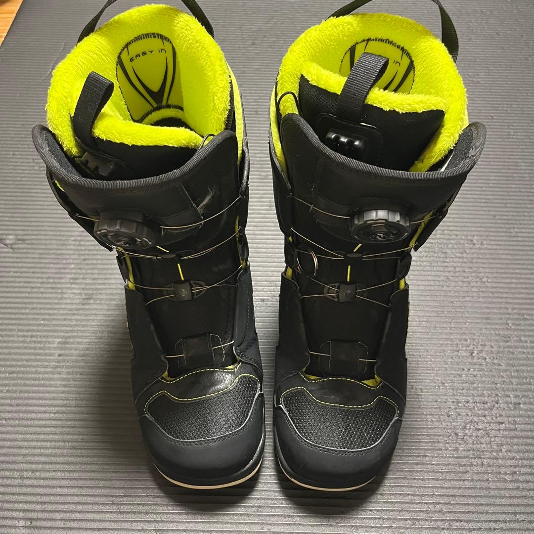 【最終値下げ】SALOMON スノーボードブーツ ブラック/イエロー