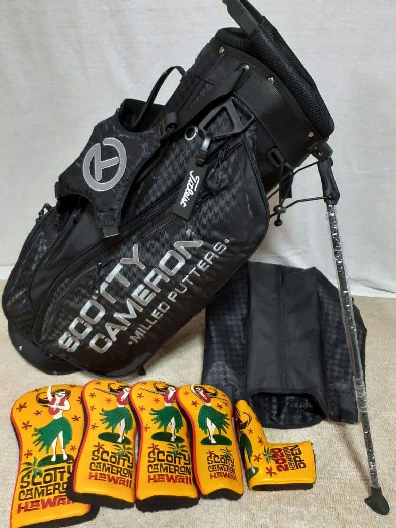 スコッティキャメロン スタンド キャディバック ヘッドカバー付き 美品 ブラック