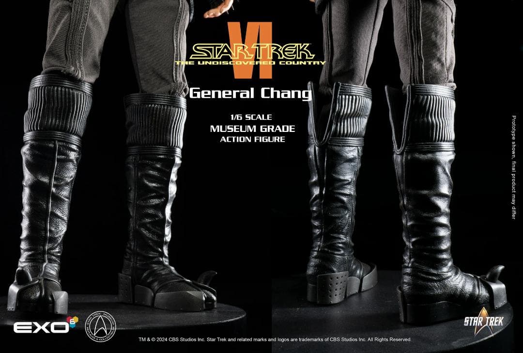 EXO-6 1/6 スタートレック 未知の世界 チャン将軍 chang