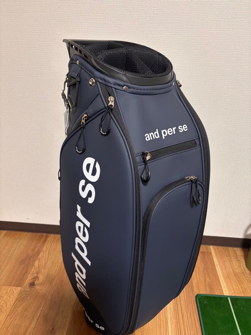 and per se ゴルフバッグ ネイビー