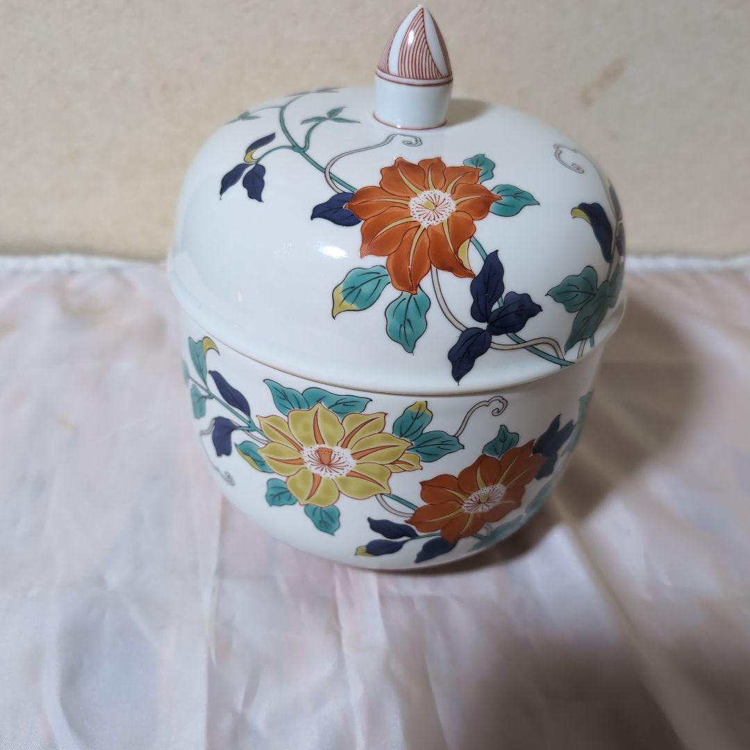 古伊万里蓋付き菓子鉢