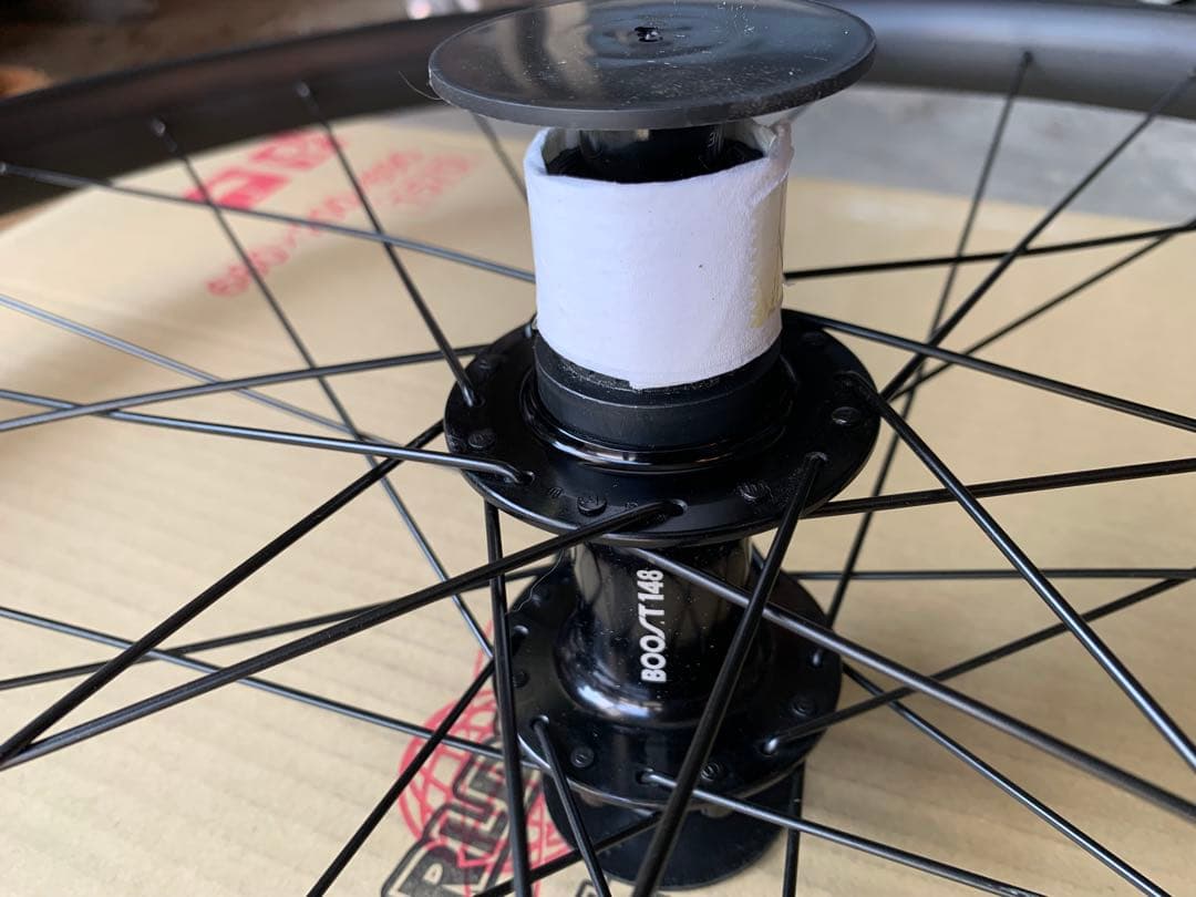 ボントレガー　完成車外しホイール　29er boost MD35 チューブレス