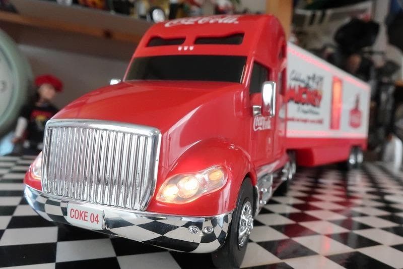 絶版★コカコーラ ディズニー コラボ ミッキーマウス トラック トレーラ 電飾