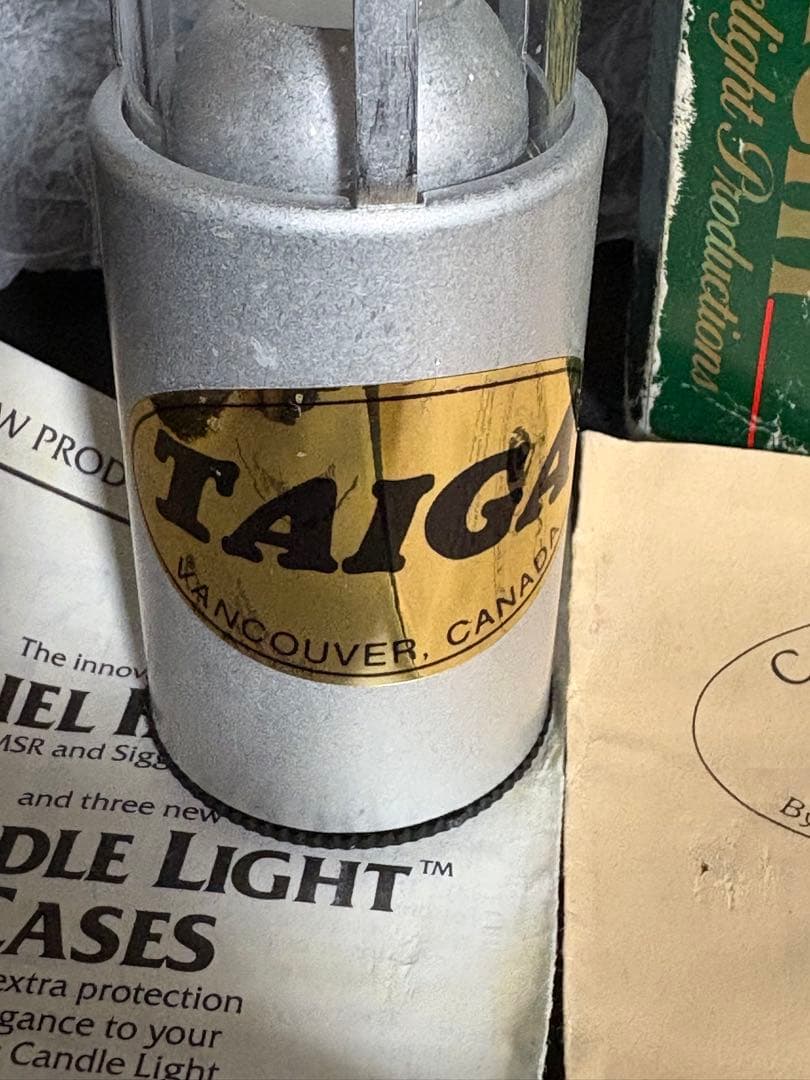 キャンドル　TAIGA ライムライト　UCO カナダ