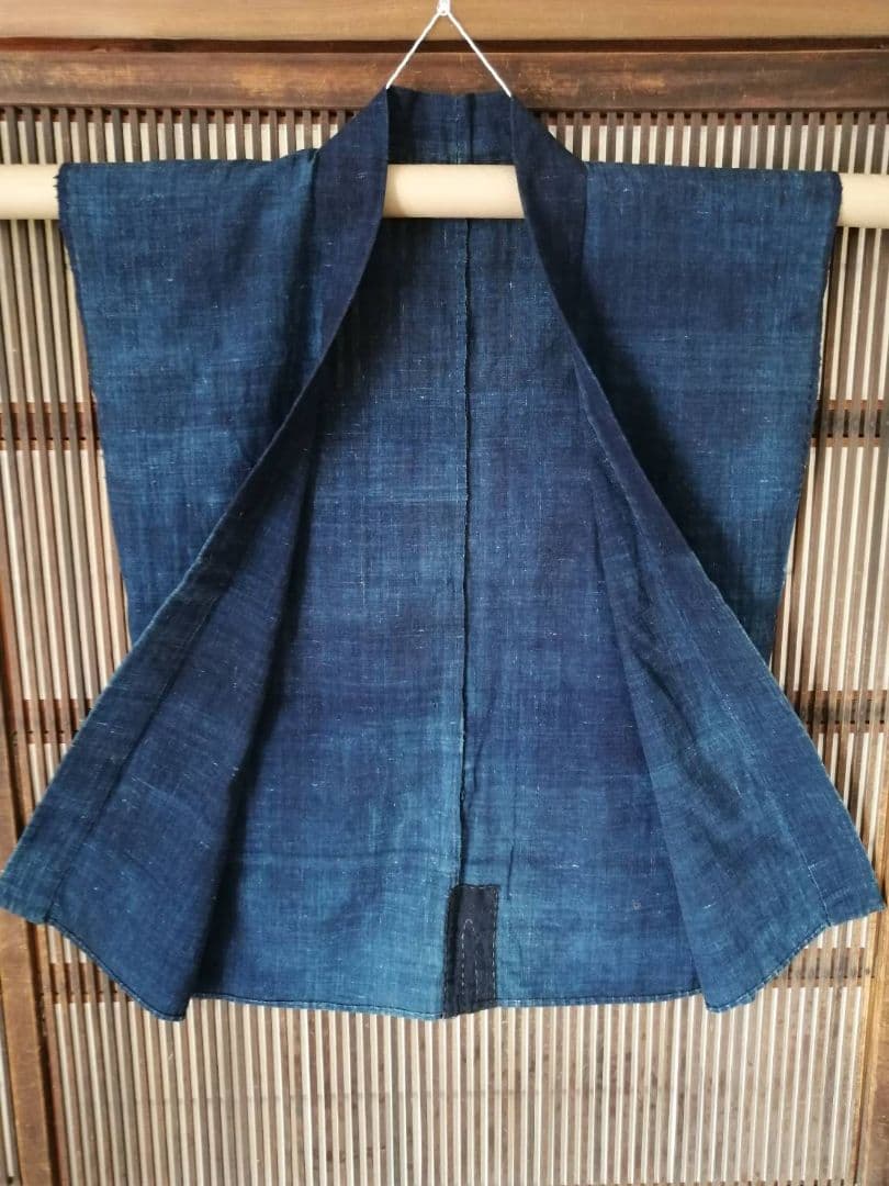 無地の袖なし野良着（明治～大正期）