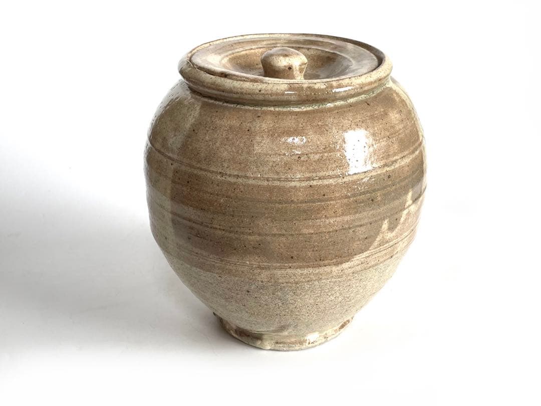 陶芸家　桃源窯　吉田喜彦　粉引　水指　茶道具　壺　師　荒川豊蔵