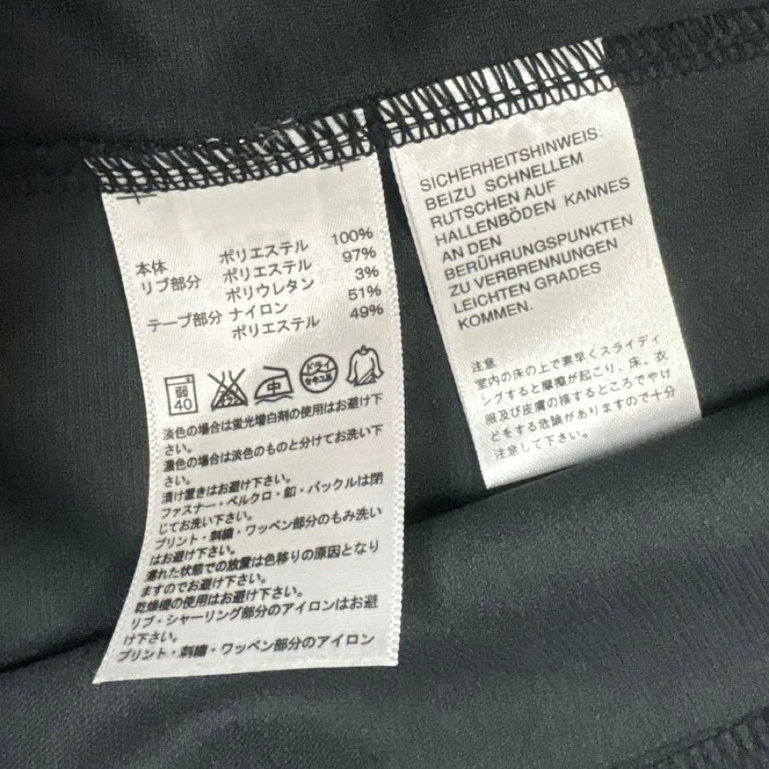 TIti⭐︎アディダス 希少★セットアップ シルバー三本ライン レザー風　M