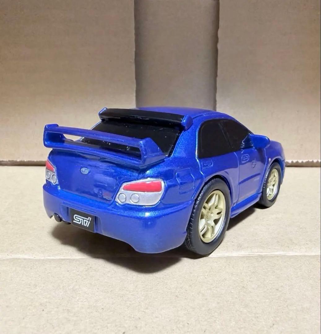 ドライブタウン スバル インプレッサ 鷹目 プルバックミニカー 激レア 希少