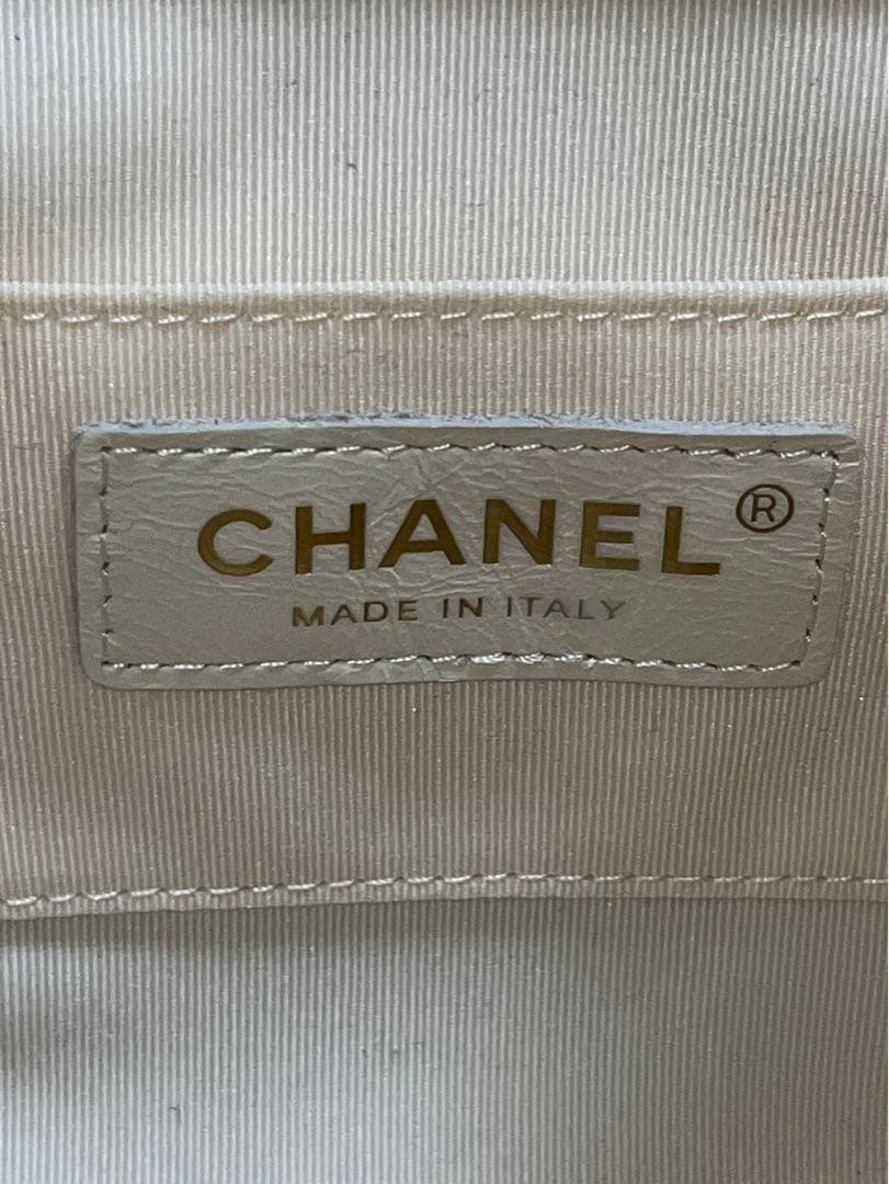 CHANEL バックパック リュック バッグ ホワイト ノベルティ