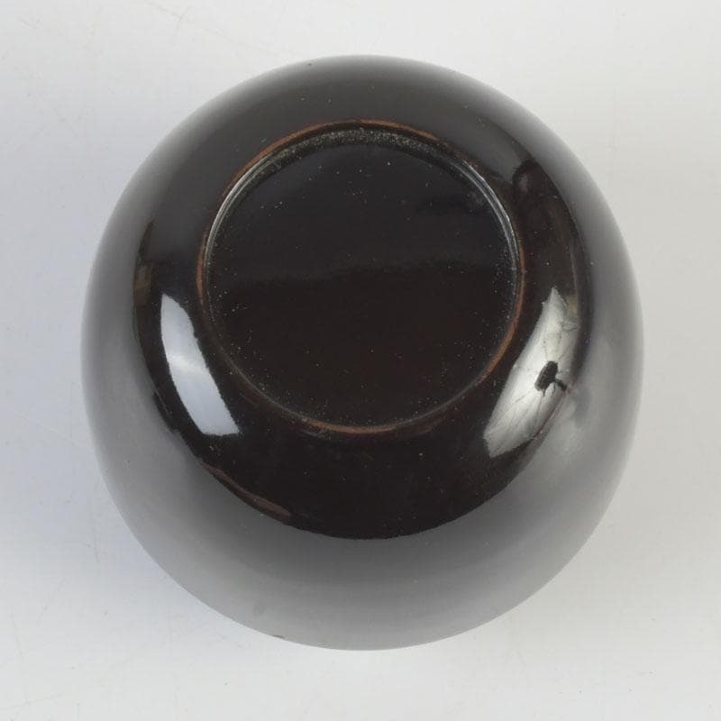 茶道具　黒漆　小棗　仕覆付　住山楊甫極め箱　V　9859