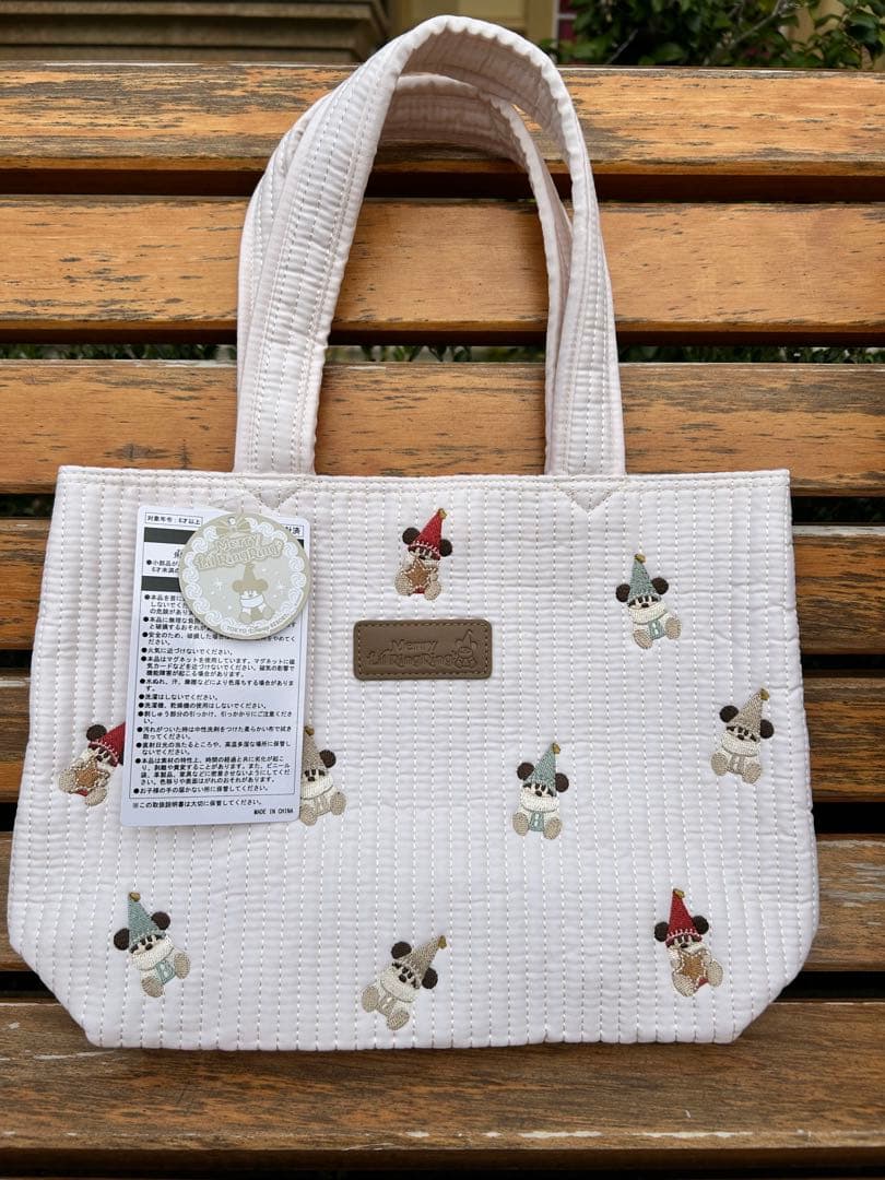 新品未使用　クリスマスディズニー　リルリンリン　マフラー　トートバッグ　セット