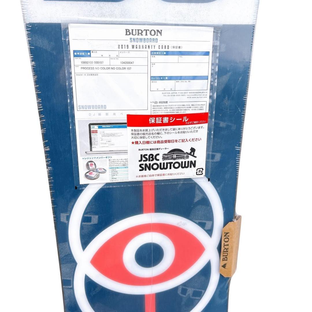 未使用品 BURTON バートン スノボ PROCESS 157 2019