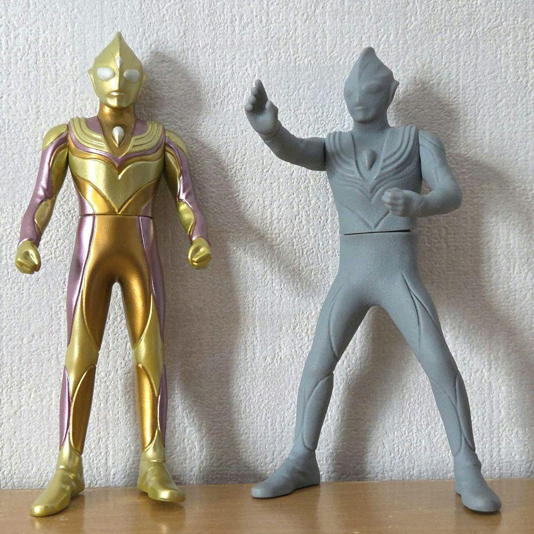 光の闇の最終決戦セット　ウルトラマンティガ(石化Ver)　グリッターティガ