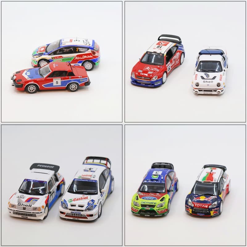 ラリーカーコレクション｜1/43 ミニカー｜４４個おまとめセット