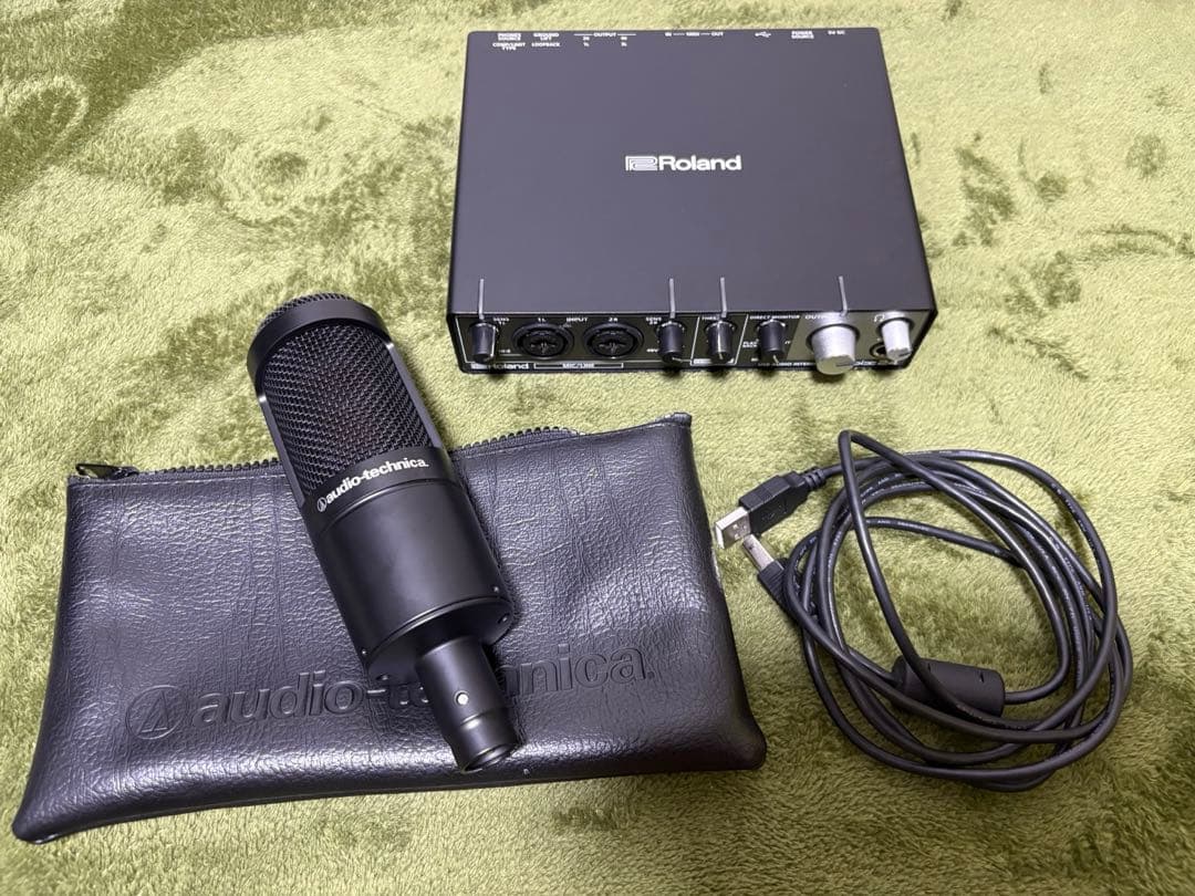 Roland Rubix24 とaudio-technica AT2035