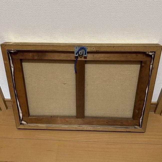 みかん　蜜柑 美術品　額装　油彩 絵画 油絵 サイズ約57.5×38×5cm