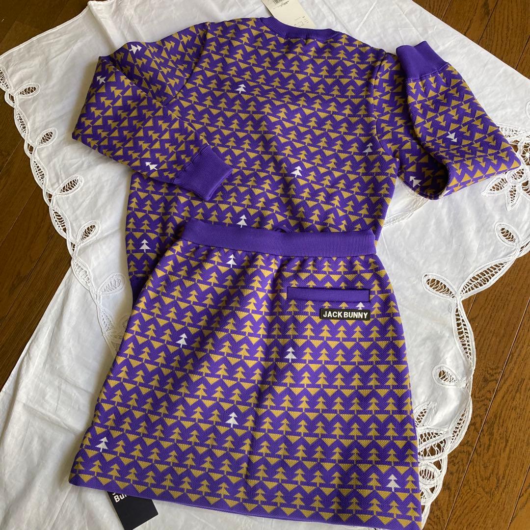 新品JACK BUNNY ジャックバニー　レディースセーター　スカート セット０