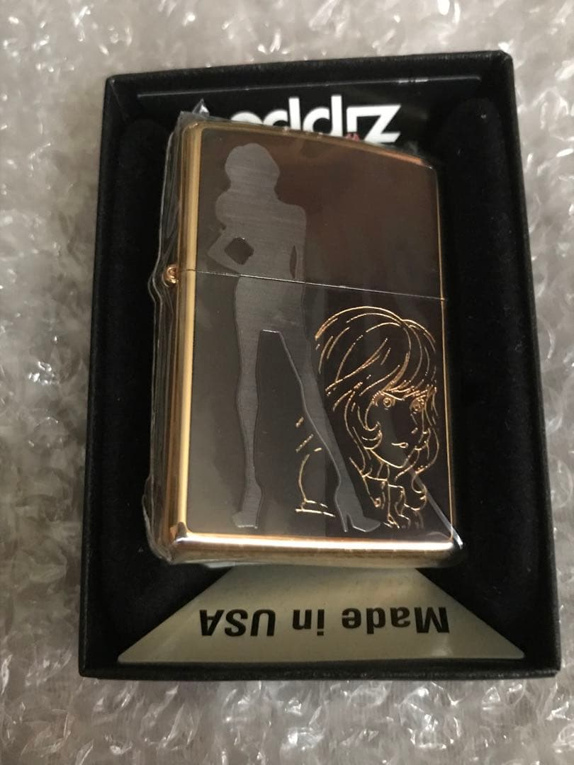 未使用 ルパン三世　峰　不二子　ジッポライター ZIPPO トリプルシルエット