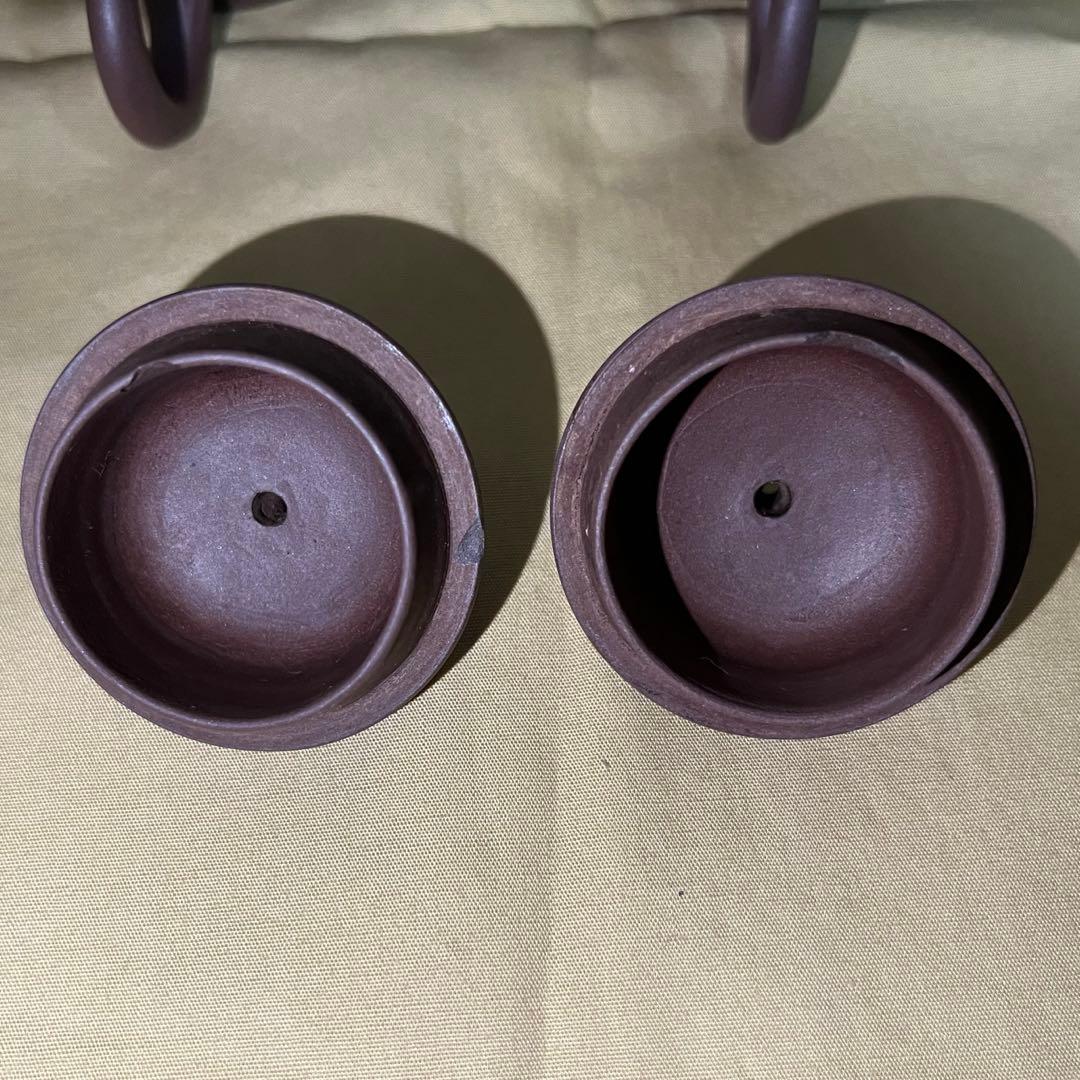 グ*ド様 煎茶道具　急須　茶銚　紫泥　対