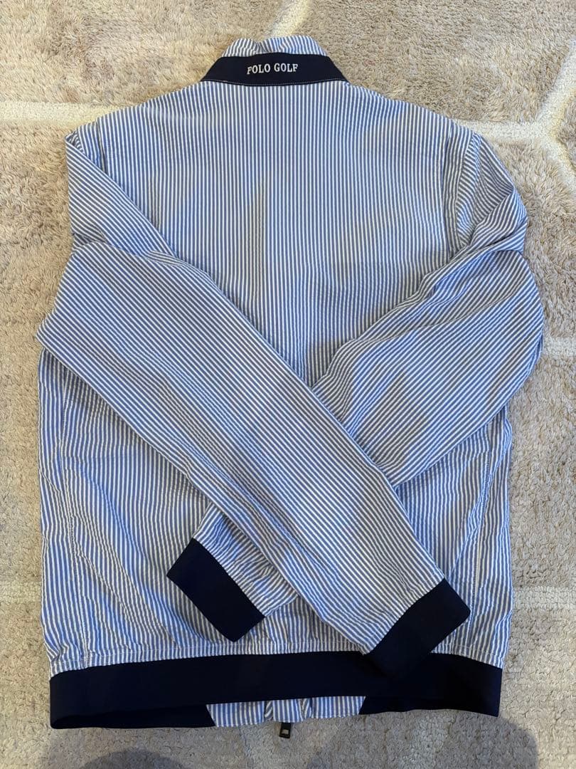 ポロゴルフRALPH LAUREN シアサッカージャケットブルゾンストライプ