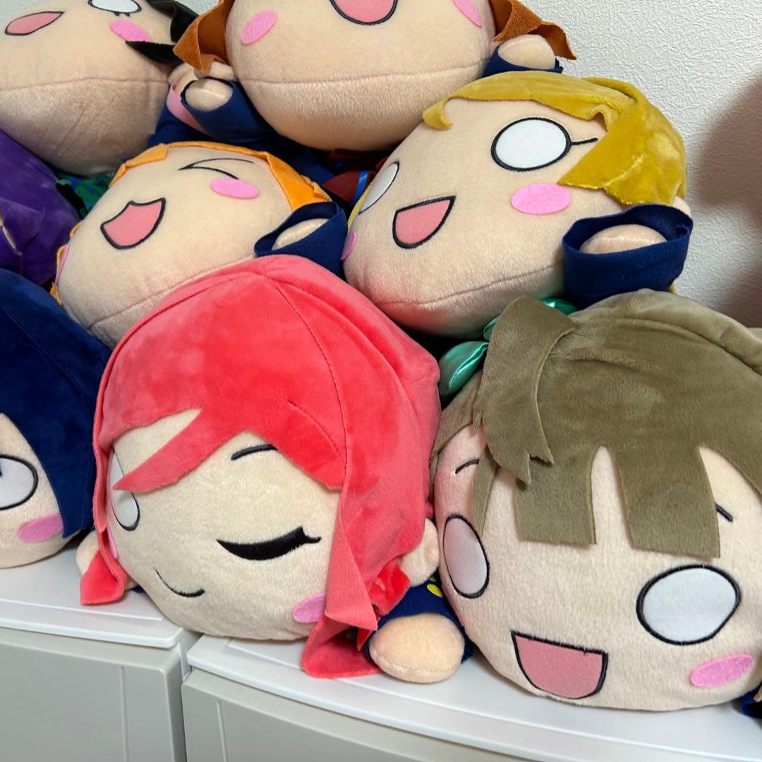 μ's ９人セット　ラブライブ！　BIG寝そべりぬいぐるみ