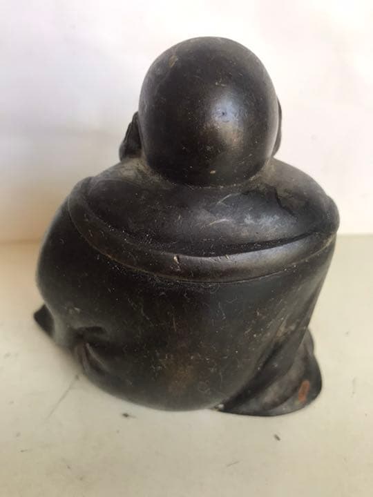 仏像古銅製，時代物，古董品，細工，（旧家藏出し）高10cm，重850克