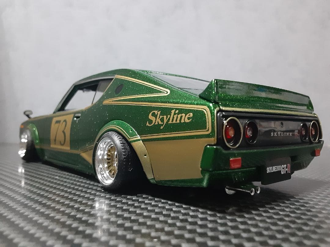 Maisto 1/24 日産 スカイライン 2000GT-R ケンメリレーシング