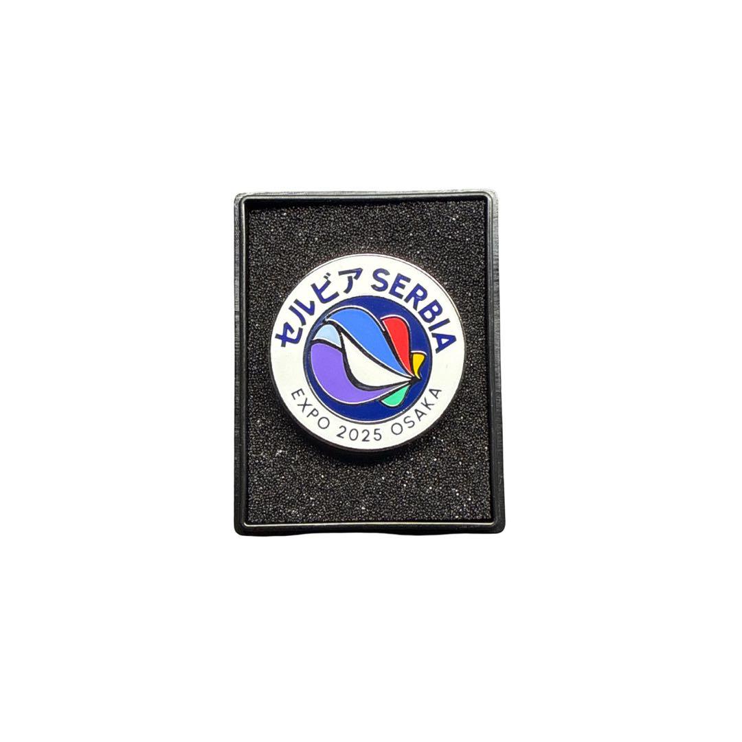 EXPO2025 セルビア 大阪万博 ピンバッジ　非売品