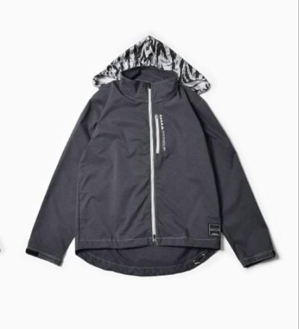 MMA PERTEX Packable Wind Shell チャコール　M