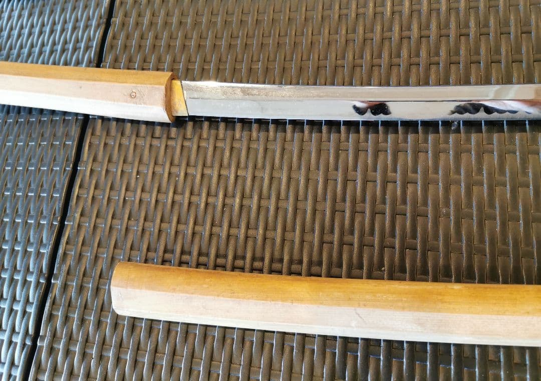 希少品 レア 模造刀 白鞘 大刀 模擬刀 日本刀 全長約103cm 居合練習