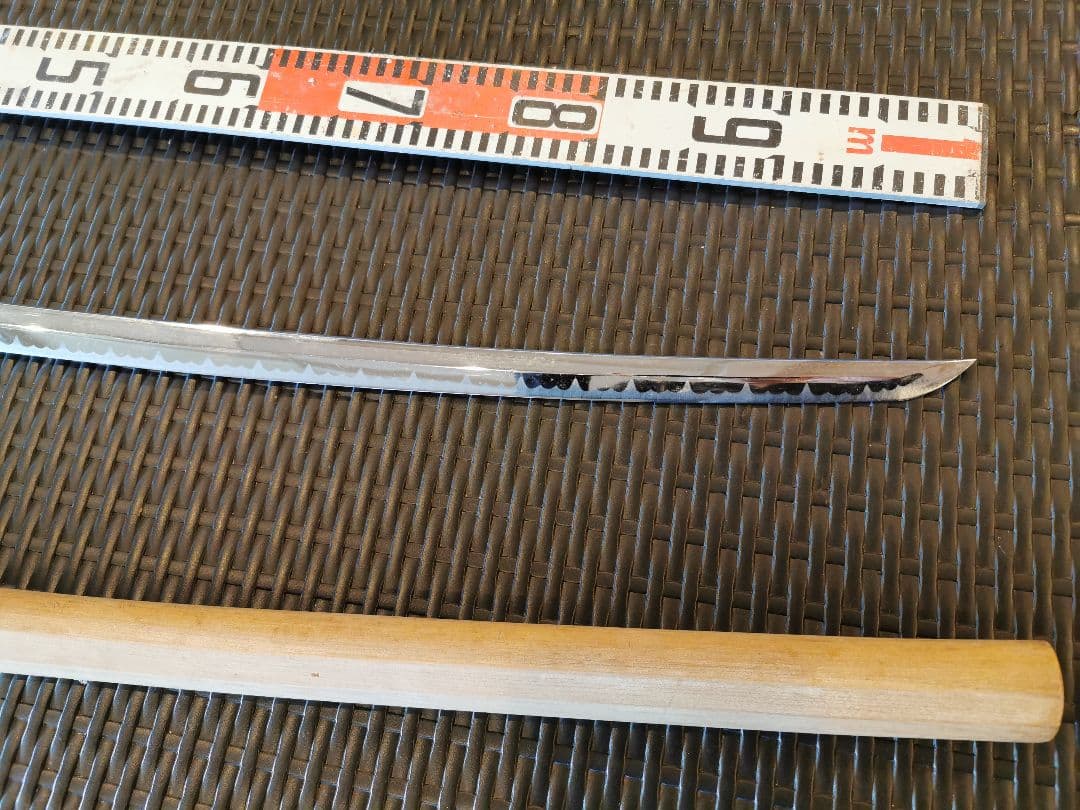 希少品 レア 模造刀 白鞘 大刀 模擬刀 日本刀 全長約103cm 居合練習