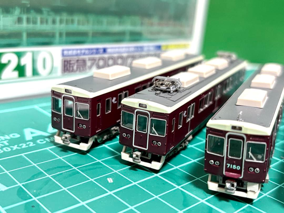 グリーンマックス阪急7000系 7000/7300 4両セット