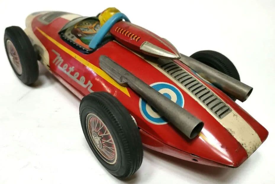 レーシングカー ブリキの自動車