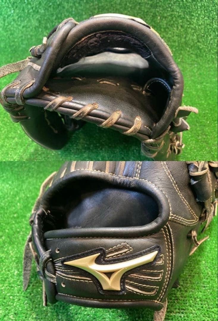 【修理済・即戦力】ミズノ グローバルエリート 一般軟式用 内野手用 グラブ