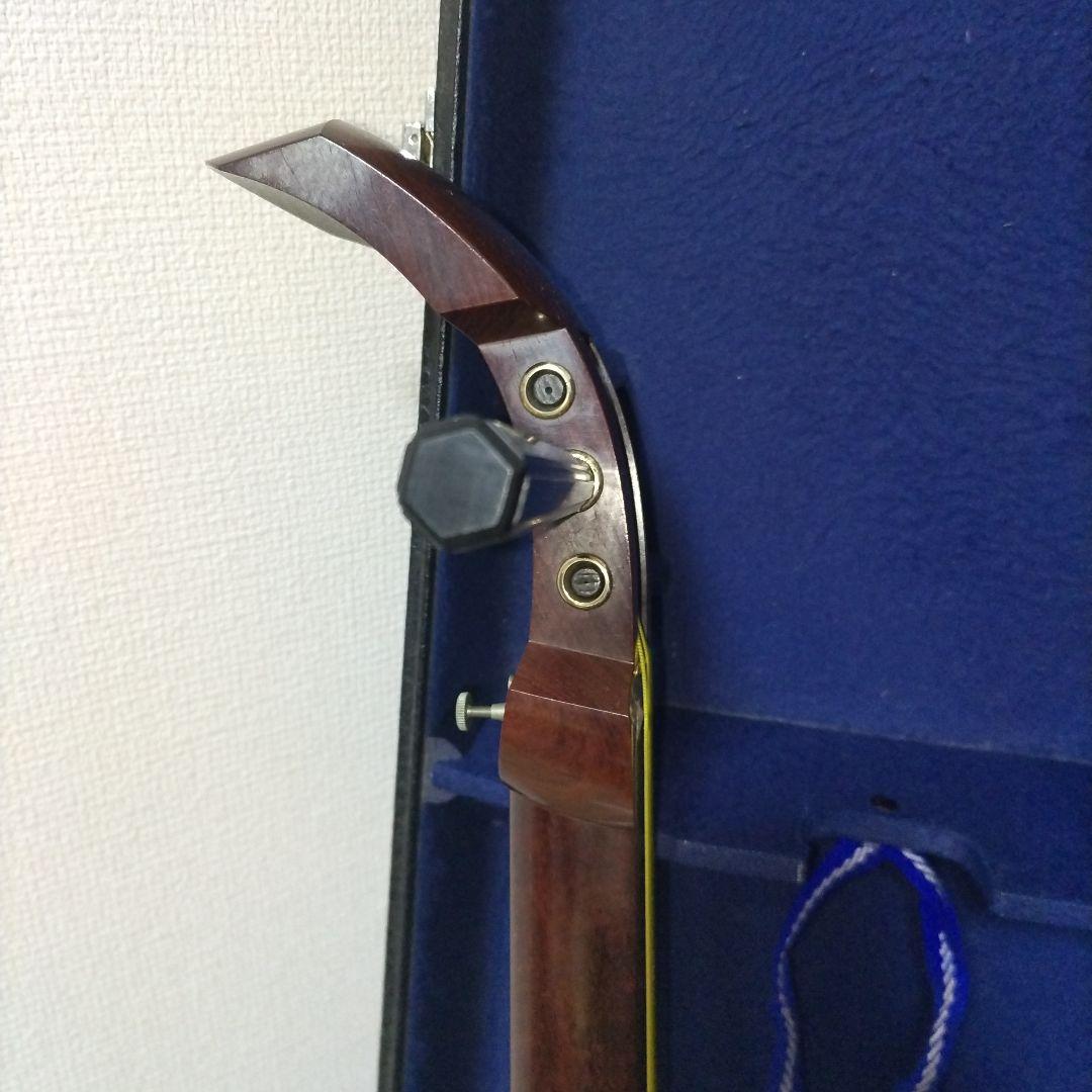 三味線 中棹 東さわり有り　短棹　破れ無し　ハードケース付き