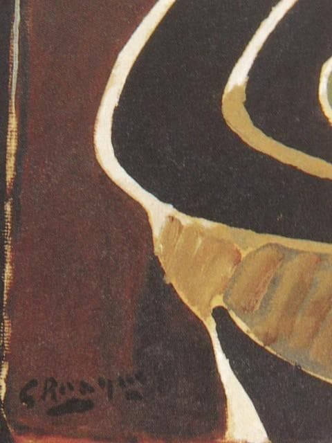 ジョルジュ・ブラック、ティーポットと葡萄、希少な画集より