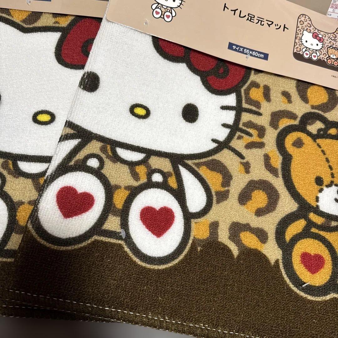 ヒョウ柄♡ハローキティ&タイニーチャム　トイレ/バス用品/収納 合計5個まとめて