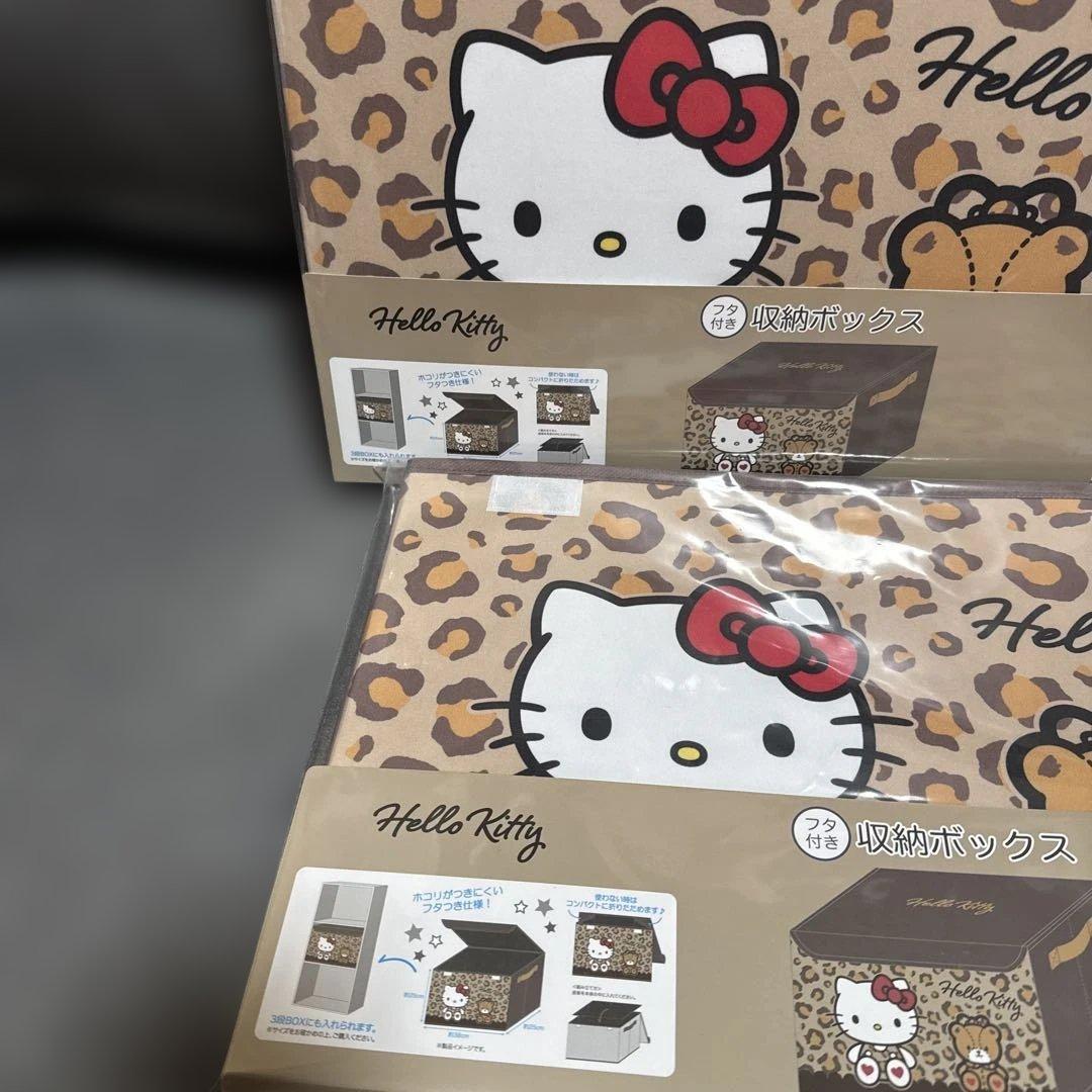 ヒョウ柄♡ハローキティ&タイニーチャム　トイレ/バス用品/収納 合計5個まとめて