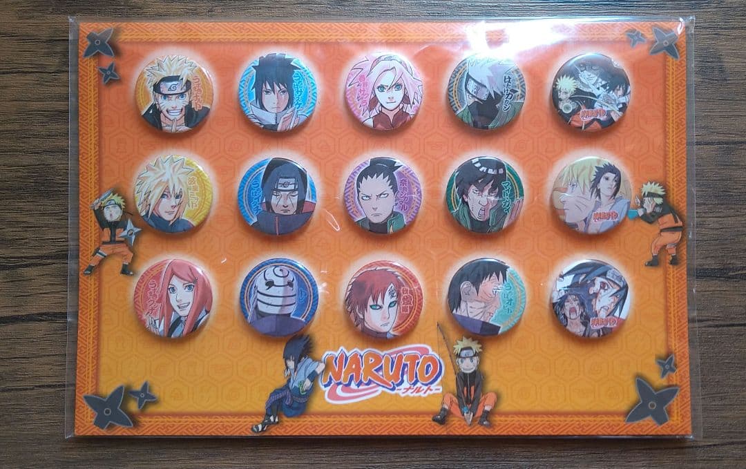 NARUTO JF 缶バッジセット
